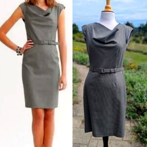 Banana Republic Hounds Tooth Sheath - Size 4P